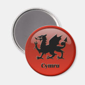 Cymru, magnet, magnet (Vorderseite/Rückseite)