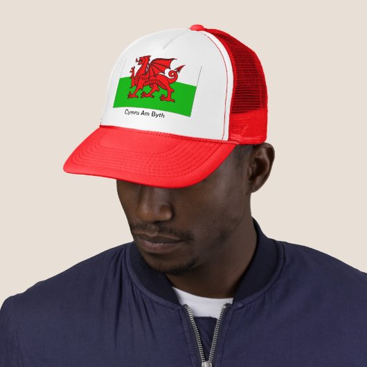 Cymru morgens Byth Hut Truckerkappe (Beispiel)