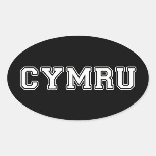 Cymru Ovaler Aufkleber