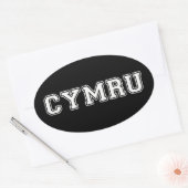 Cymru Ovaler Aufkleber (Umschlag)