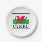 Cymru Pappteller (Vorderseite)