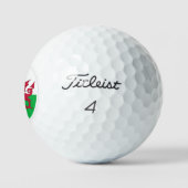 Cymru Patriots, Wales & Welsh Flag Golf Balls Golfball (Logo)