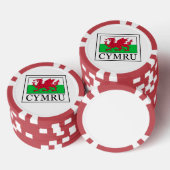 Cymru Pokerchips (Stapel)