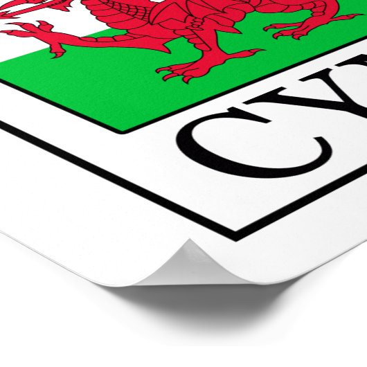 Cymru Poster (Ecke)