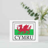 Cymru Postkarte (Stehend Vorderseite)