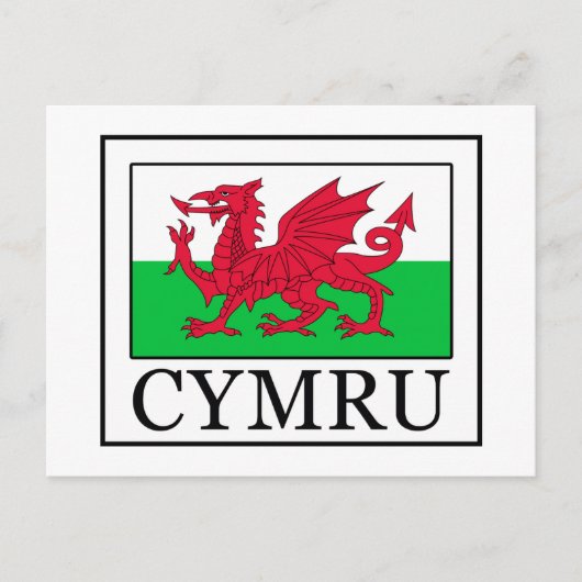 Cymru Postkarte (Vorderseite)