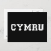 Cymru Postkarte (Vorne/Hinten)