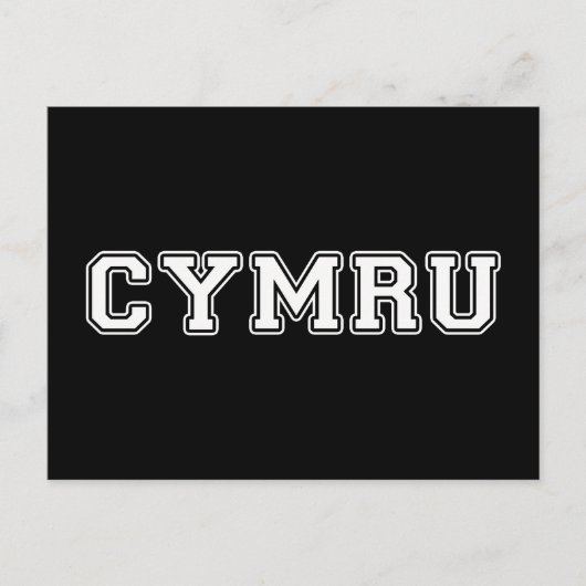 Cymru Postkarte (Vorderseite)