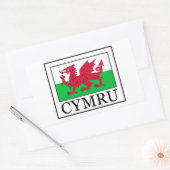 Cymru Rechteckiger Aufkleber (Umschlag)