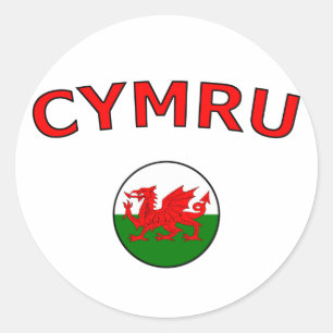 Cymru Runder Aufkleber