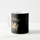 Cymru-Schild Kaffeetasse (Vorderseite Links)