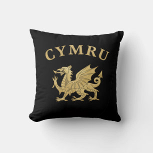 Cymru-Schild Kissen