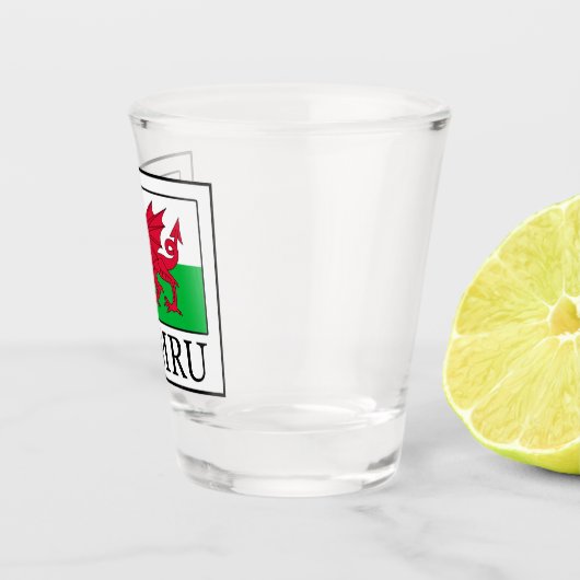 Cymru Schnapsglas (Rechts)