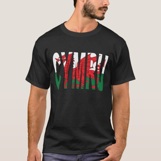 CYMRU - Wales T-Shirt (Vorderseite)