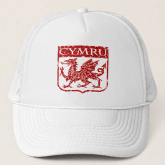 Cymru - Wales - Vintag Truckerkappe