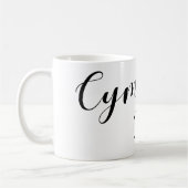 Cymru Walisische Flagge im Herzen von Wales Kaffeetasse (Links)