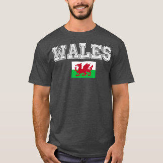 Cymru Welsh Wales Football Soccer Jersey Ball T-Shirt