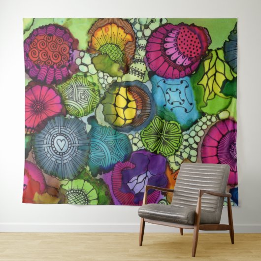 Cynco 4 Tapestes Wandteppich (Beispiel (Horizontal))