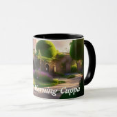 Cyndee's Morning Cuppa personalisieren Tasse (VorderseiteRechts)