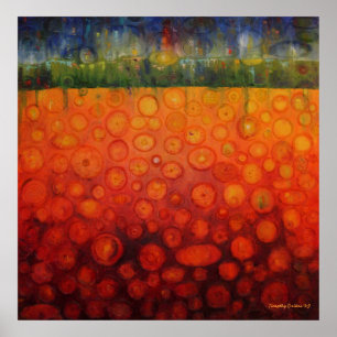 Cyndis Garten Gerahmt Print Poster