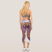 CYNShamanicMask Capri Leggings (Rückseite)