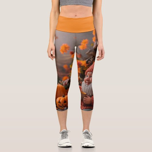 CynSidi Gnomes Capri Leggings (Vorderseite)