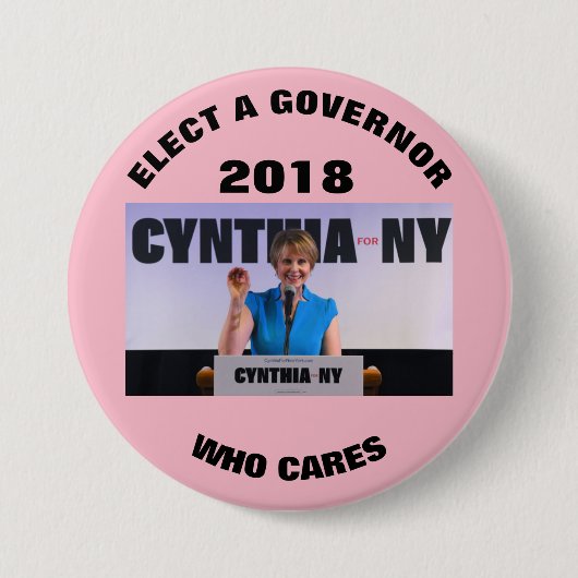 Cynthia Nixon 2018 Button (Vorderseite)