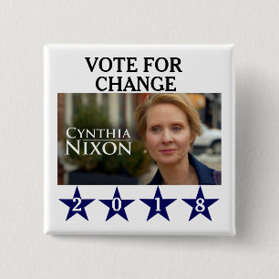 Cynthia Nixon 2018 Button