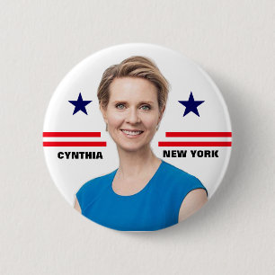 Cynthia Nixon für Gouverneur Button