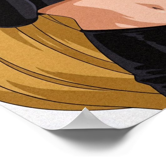 Cynthia team rocket poster (Ecke)