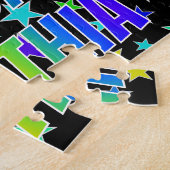 "CYNTHIA" Vorname, Spaß "GLÜCKLICHER GEBURTSTAG" Puzzle (Seite)