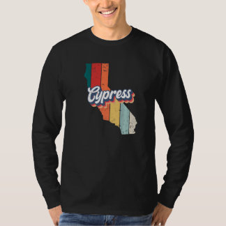 Cypress City Retro Vintages Heimat Kalifornien Prä T-Shirt