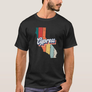 Cypress City Retro Vintages Heimat Kalifornien Prä T-Shirt