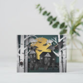 Cypress Forest, Friedhof und Fledermäuse Postkarte (Stehend Vorderseite)