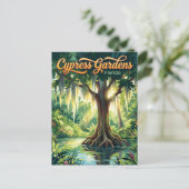 Cypress Gardens Florida Postkarte (Stehend Vorderseite)