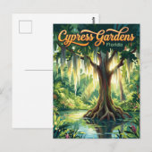 Cypress Gardens Florida Postkarte (Vorne/Hinten)