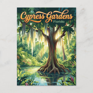 Cypress Gardens Florida Postkarte