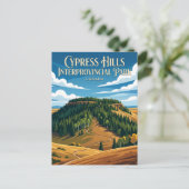 Cypress Hills Interprovincial Park Kanada Postkarte (Stehend Vorderseite)