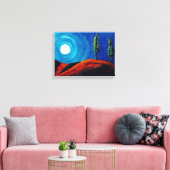 Cypress Moon Leinwanddruck (Insitu (Wohnzimmer))