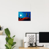 Cypress Moon Poster (Heimbüro)
