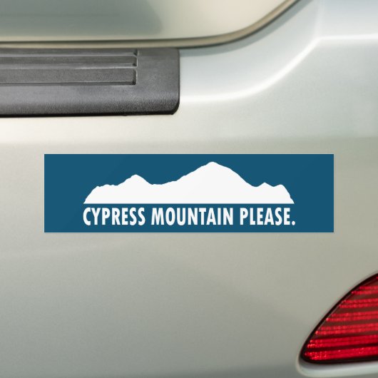 Cypress Mountain Bitte Autoaufkleber (Auf Auto)