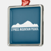 Cypress Mountain Bitte Ornament Aus Metall (Links)