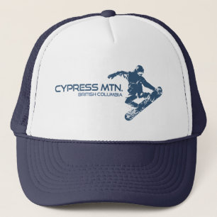 Cypress Mountain British Columbia Snowboarder Truckerkappe