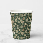 Cypress Paisley Musterpapierkopien Pappbecher (Links)