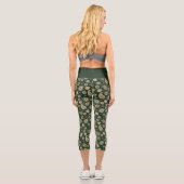Cypress Paisley Pattern Capri Leggings (Rückseite)