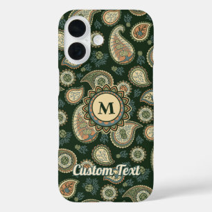 Cypress Paisley Pattern iPhone 16 Hülle