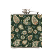 Cypress Paisley Pattern Flask Flachmann (Rückseite)