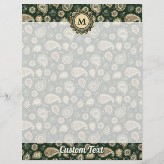 Cypress Paisley Pattern Flyer (Hinten)