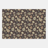 Cypress Paisley Pattern Geschenkpapier Set (Vorderseite 3)