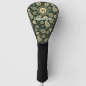 Cypress Paisley Pattern Golf Head Cover Headcover (Vorderseite)